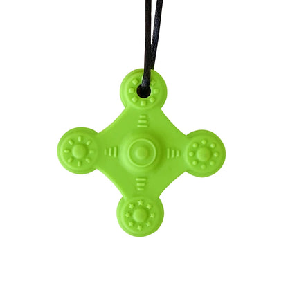 1pcs Silicone Teether Kids Chew Necklace Sensory Chewy Pendant Oral Motor Toys Therapy Tools for Autism Children's Goods