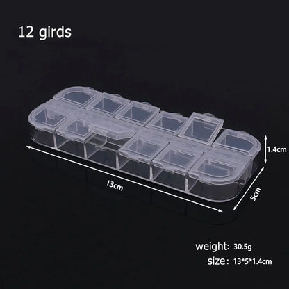 6–32 Compartment Plastic Storage Organizer Box for Beads, Jewelry & Craft Supplies