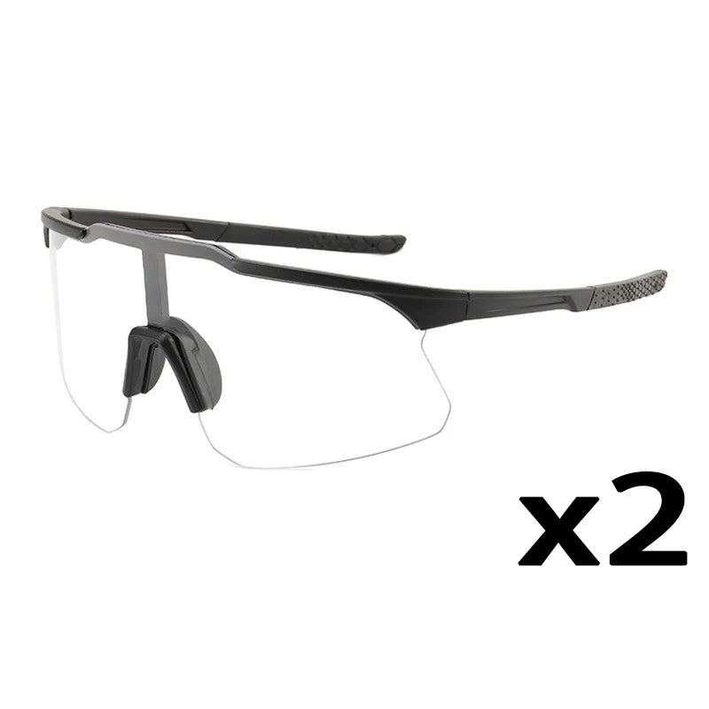 1/2/8pcsPolarized Cycling Sunglasses Outdoor Sport Cycling Riding Running Skiing Goggle Windproof Fishing Eyewear for Men Women
