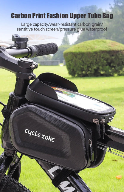 Bicycle Phone Bag Bike Top Front Tube Frame Bags Cycling Front Bag Touch Screen Road MTB Mountain Bike Phone Bags Accessories