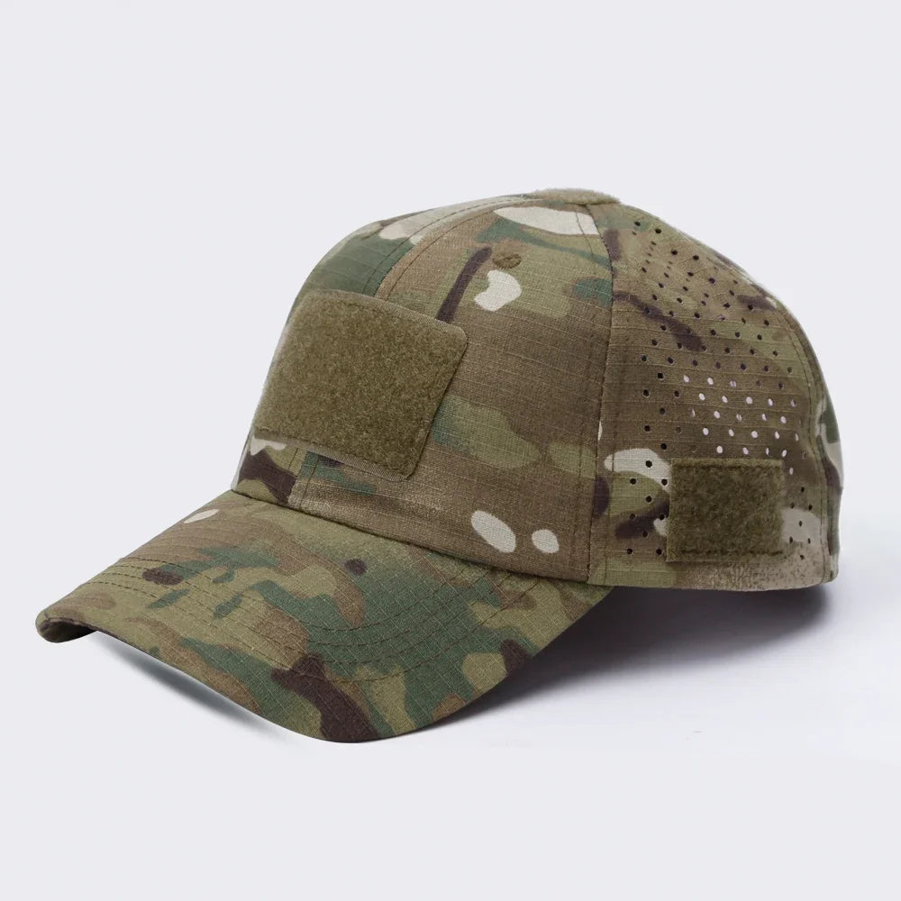 Camouflage Baseball Cap Breathable Sun Protection Hat Outdoor Sports Hunting Hiking Camping Fishing Sun Hats
