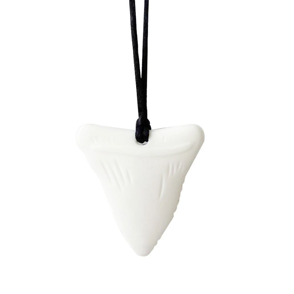 1pcs silicone teether children building block chewing necklace sensory chewing molar pendant oral motor toy for ADHD boy gift