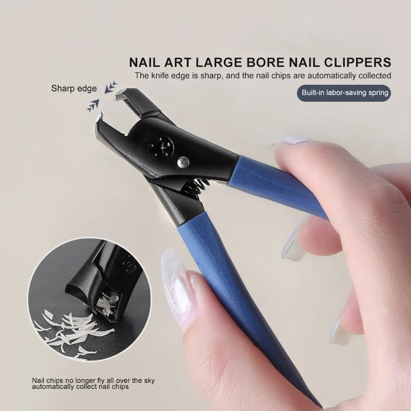 Large Size Stainless Steel Nail Clipper - Professional Toenails Trimmer Thick Hard & Durable Nail File for Household Use