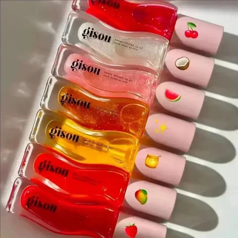 Gisou New Autumn Winter Limited Edition Long-lasting Moisturizing Lip Oil Gloss Care Lips Plumping Exfoliating Milky Mocha Gloss