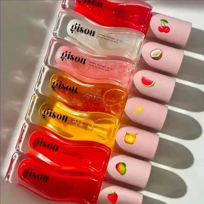 Gisou New Autumn Winter Limited Edition Long-lasting Moisturizing Lip Oil Gloss Care Lips Plumping Exfoliating Milky Mocha Gloss