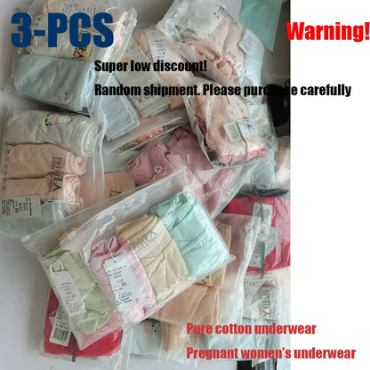 5PCS Cotton Maternity Panties High Waist Pregnant Panties Adjustable Belly Support Briefs for Pregnant Women Solid Color Panties