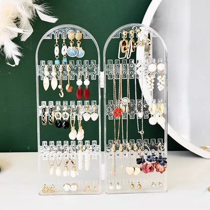 Earring Screen Jewelry Rack Display Rack Creative Screen Jewelry Rack Jewelry and Earrings Display and Storage Rack Top