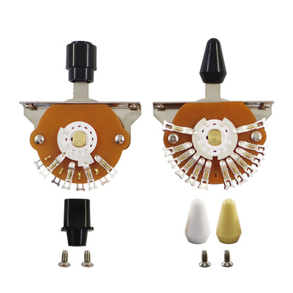 PHRILAM 3-Way 8-Legs 5-Way Electric Guitar Switch Metal Plastic with Screws 1pc Tip Switch Guitar Accessories
