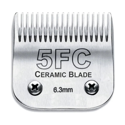 Detachable Pet Dog Cat Grooming Clipper Ceramic Blade Compatible with Most Andis，Oster A5，Wahl KM10 Series Animals Clippers