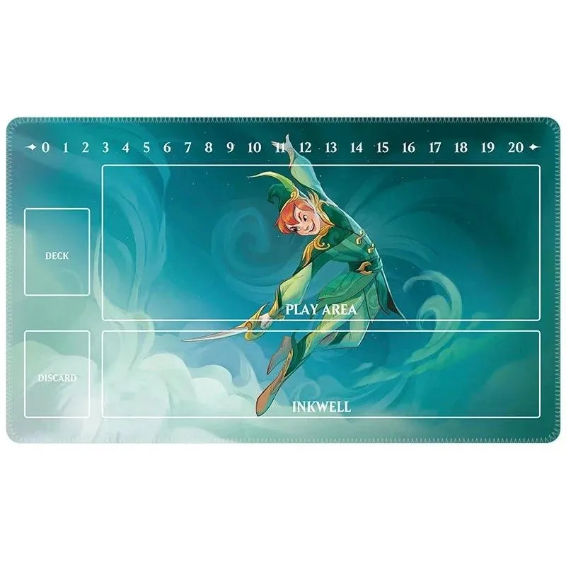 60x35x0.2Cm Cartoon Anime Lorcana Card Battle Single Tcg Game Mat Game Table Mat Card Mat Collection Toys Gift