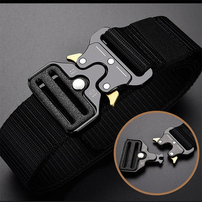 1 Pcs Outdoor Mountaineering Multifunctional Tactical Nylon Canvas Woven Trouser Belt