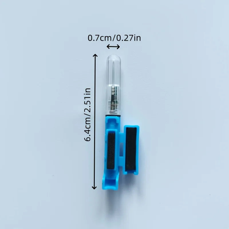 2pcs New night fishing rod tip light, electronic raft rod, casting rod, sea rod sensor night light, fishing stick rock alarm