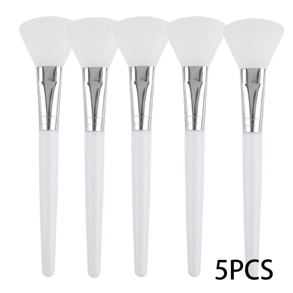 3/4PCS Silicone Face Mask Brush Application Tool Soft Silicone For Facial Mud Clay Mask Reusable Face Mask Spatula Beauty Tools