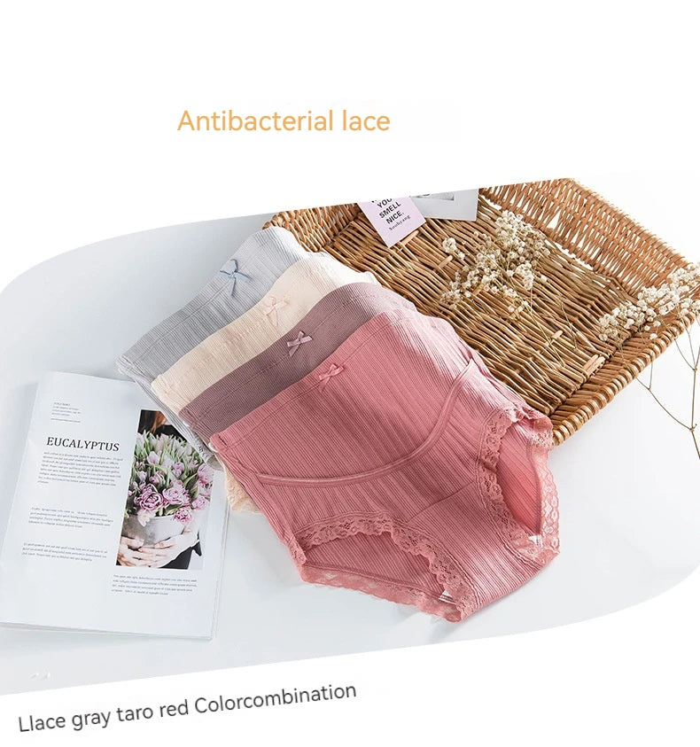 Pure Cotton Comfortable Traceless Underwear For Pregnant Women With High Waist and Adjustable Belly Support During Pregnancy