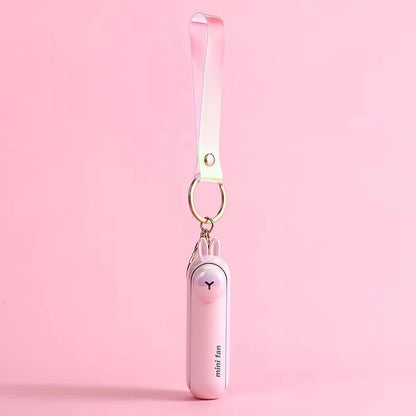 Cute Mini Fan Portable Hand Fold Bedside Office USB Charge Battery Table Desk Cooling USB Cooling Folding Handheld Fan
