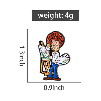 Personalized anime characters Enamel Pin painter Brooch Pins Badge on Backpack Clothing Accessories funny Jewelry Friends Gifts