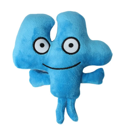 New Arrival BFDI Battle For Dream Island Plush Toy 70 Stuffed Doll Soft Animal X Number Blintz Block Marker Stapler French Fries