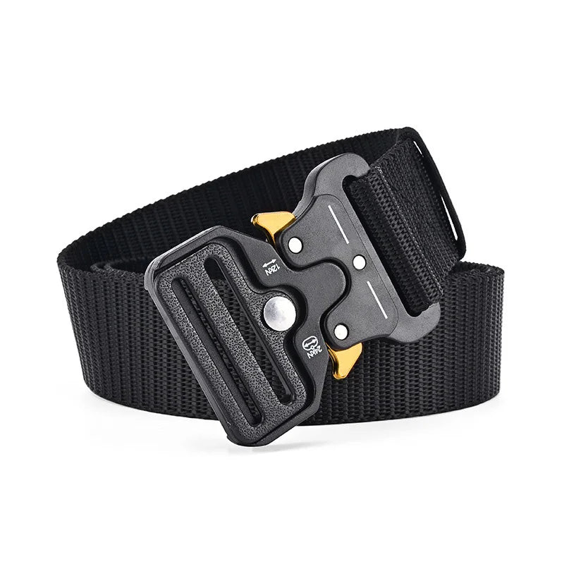 1 Pcs Outdoor Mountaineering Multifunctional Tactical Nylon Canvas Woven Trouser Belt