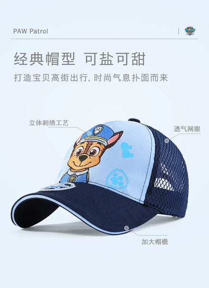 Genuine Paw Patrol Kids Baseball Cap Embroidery Children Girls Boys Sun Hat Spring Summer Outdoor Adjustable Visor Baby Cap