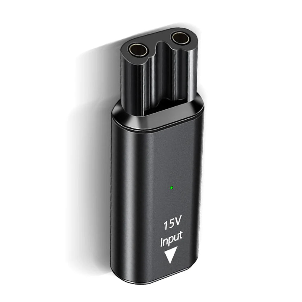 LISI 15V HQ8505 Type-C Shaver Adapter Charging Converter for Philips Norelco One Blade Pro QP6510 QP6520 QP6530 Beard Trimmer