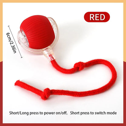 Smart Cat Toys Ball Automatic Interactive Pets Electric Rolling Teaser USB Rechargeable Kitty Moving Bouncing Ball Birthday Gift