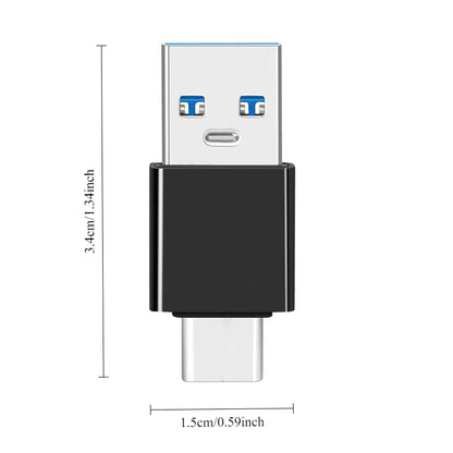 USB3.1 Male to USB C Male Adapter Charging Adapter for Easy Device Connection for Macbook Huawei Samsung Xiaomi Connector