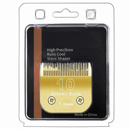 Replacement Detachable Pet Dog Clipper Ceramic Blades Set Compatible with Andis,Oster A5,Wahl KM10 Series Clippers