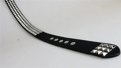 2026 New Square Bead Rivet Belt Metal Pyramid Belt Men and Women Punk Hardware Jeans Belt Y2K Belt Designer Belt Women's Belts