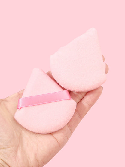 2Pcs/100Pcs  Triangle Powder Puff For Loose Powder Liquid Cosmetic Soft Plush Powder Puff Makeup Foundation Puff Makeup Tool