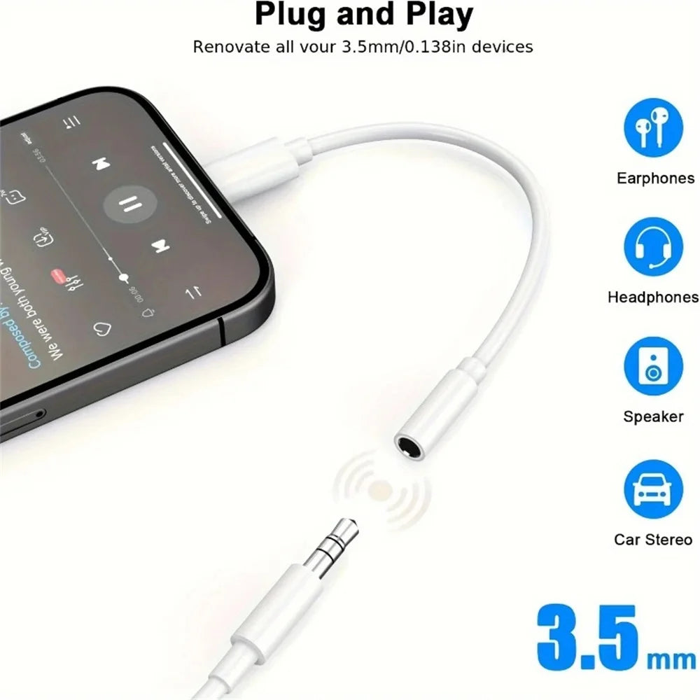 Headphone Connector Adapter for Huawei Mate 30 P30 Xiaomi Android Phone USB Type C To 3.5mm Earphone Jack Audio Cable Adapter