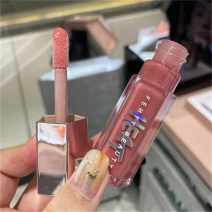 Fashionable and Fresh Fenty Beauty Lip Gloss Multi-color Shiny Transparent Liquid Lipstick Beginner Essential Lipstick Cosmetics