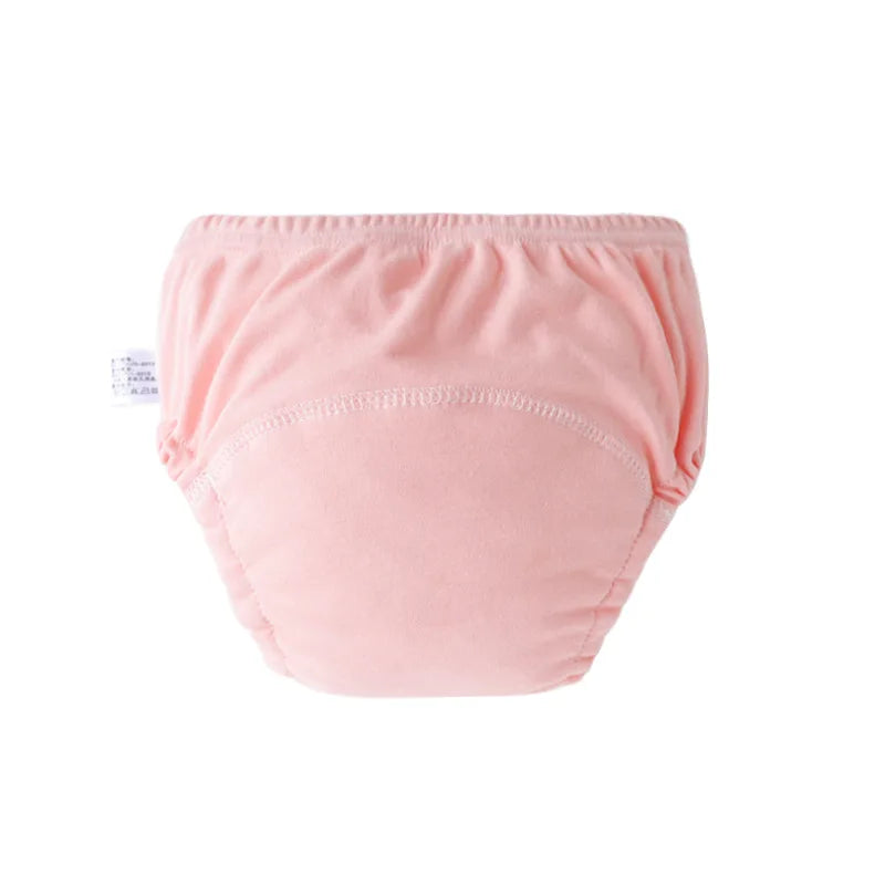 3/6Pcs Baby Diaper Training Pants Kids Underwear for Girls Boys Washable Infant Cloth Diapers Reusable Nappies Toddler Shorts