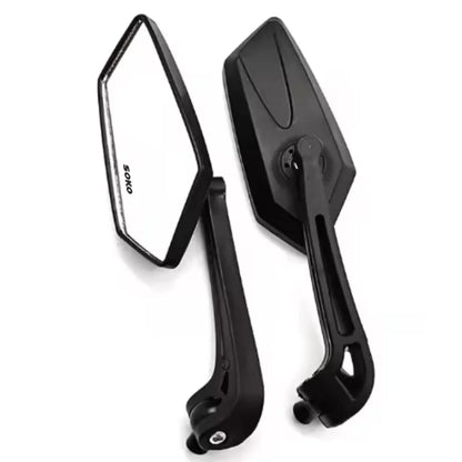 Universal Bike Handlebar Mirrors Motorcycle Rear View Mirror HD Wide Angle & 360° Rotating Back Sight Rearview Motorcycle Mirror