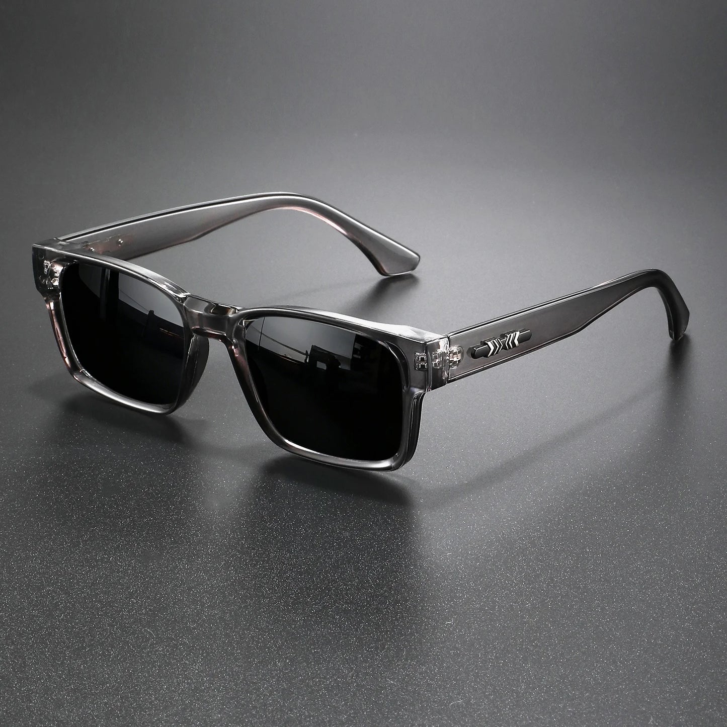 Retro Punk Fashion Sunglasses - Square Protective Frame, UV400 Unisex for Outdoor Adventures & Casual Style