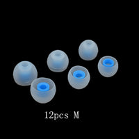 white blue M