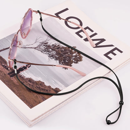 Solid Color Anti-lost Eyeglass Lanyard Suede Cloth Rope Adjustable Glasses Strap Unisex Anti-Slip Anti-Lost Glass