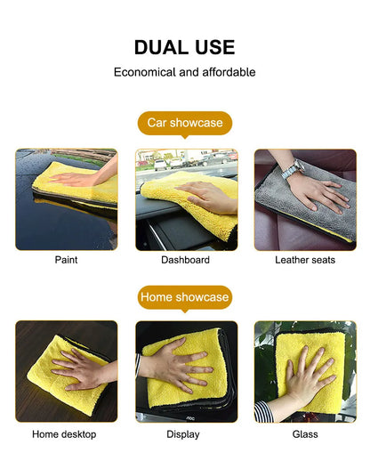 SEAMETAL High-end Microfiber Towel Car Wash Towel Detailing Cleaning Cloth Car Wash Drying Towel Car Absorbent Cleaning Products