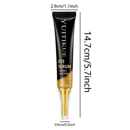 YUITIKUE Caffeine Eye Cream 20g - Fast-Acting Firming & Lifting, Energizes Eye Area, Day & Night Use, Reduces Puffiness