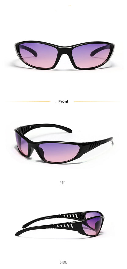 Silver sunglasses, color technology sensation, net red sunglasses, men's and women's fishing glasses accessories, tools, outdoor
