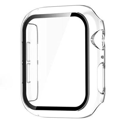 Glass+Cover For Apple Watch case 11 10 9 8 7 6 SE 5 Accessorie Screen Protector iwatch series 46mm 42mm 49mm 44mm 40mm 41mm 45mm