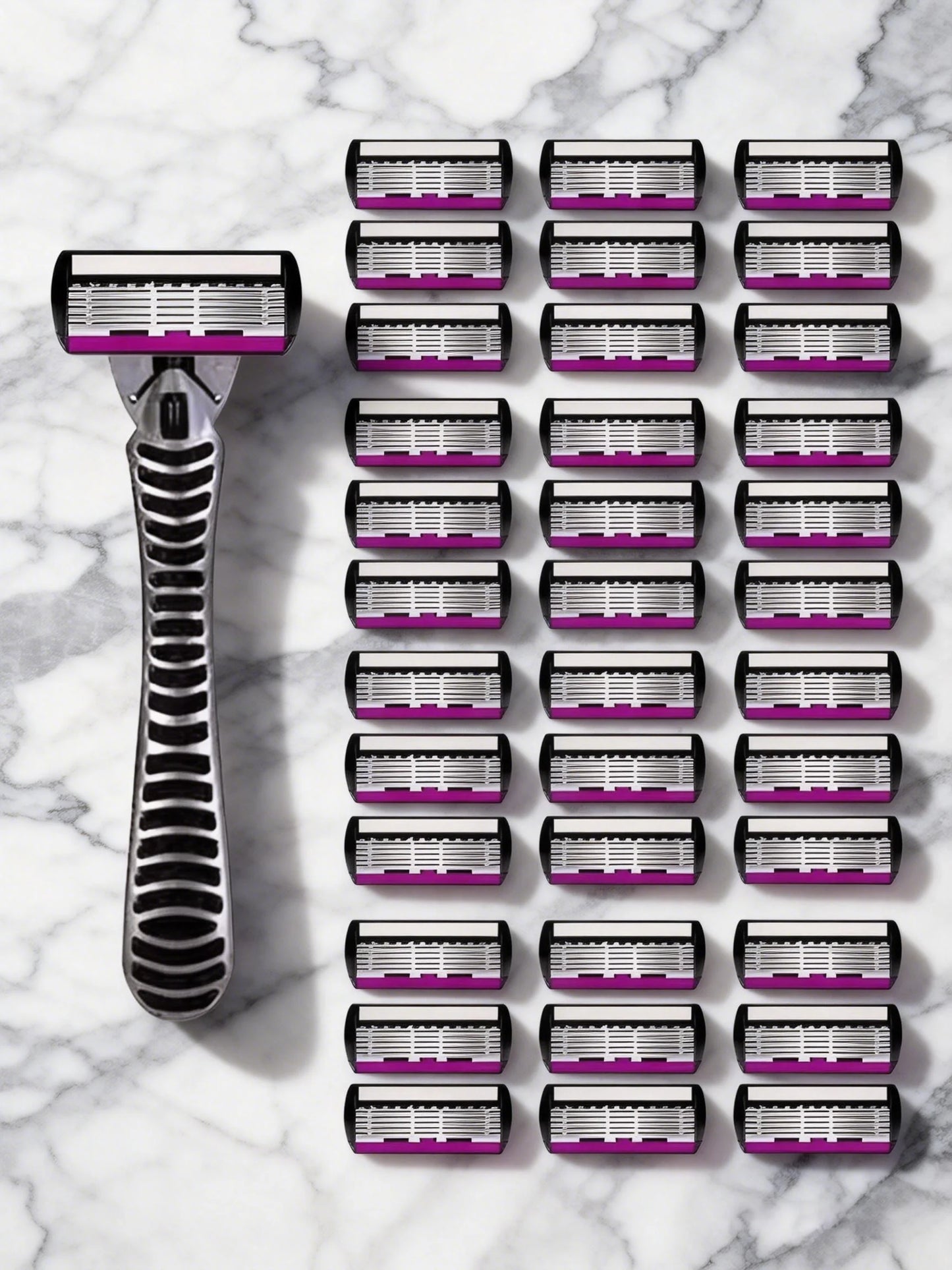 High Quality Man Safety Razor Blade 6 Layer German Stainless Steel Shaving Cartridges Compatible Mach Shaver