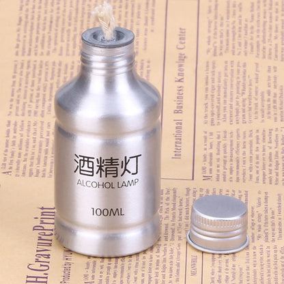100ML Stoves Alcohol Lamp Portable Aluminum Alloy Lamp Alcohol Liquid Stove For Outdoor Survival Camping Laborotary Teaching