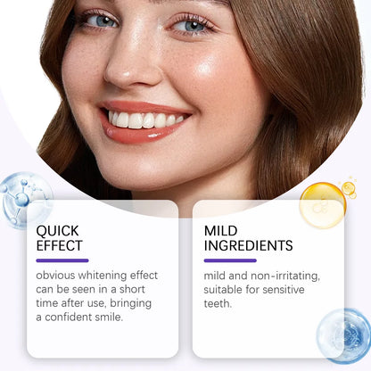 Purple Teeth Whitening Strips Brighten Tooth Remove Plaque Stain Cleaning Oral Hygiene Reduce Sensitivity Bleaching Dental Tools