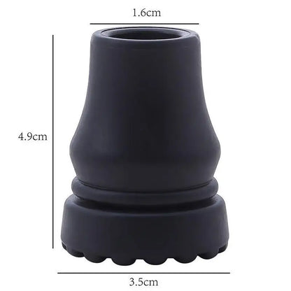 1/3/5pcs Rubber Pad Cap Non-Slip Walking Stick Crutch Cane Bottom Pads Cover Protector Climbing Hiking Trekking Pole Tip