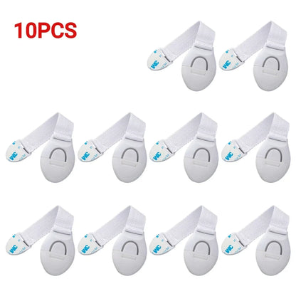 Child Safety Cabinet Lock Kids Security Protection Drawer Door Cabinet Lock Plastic Protection Baby Safety Door Lock