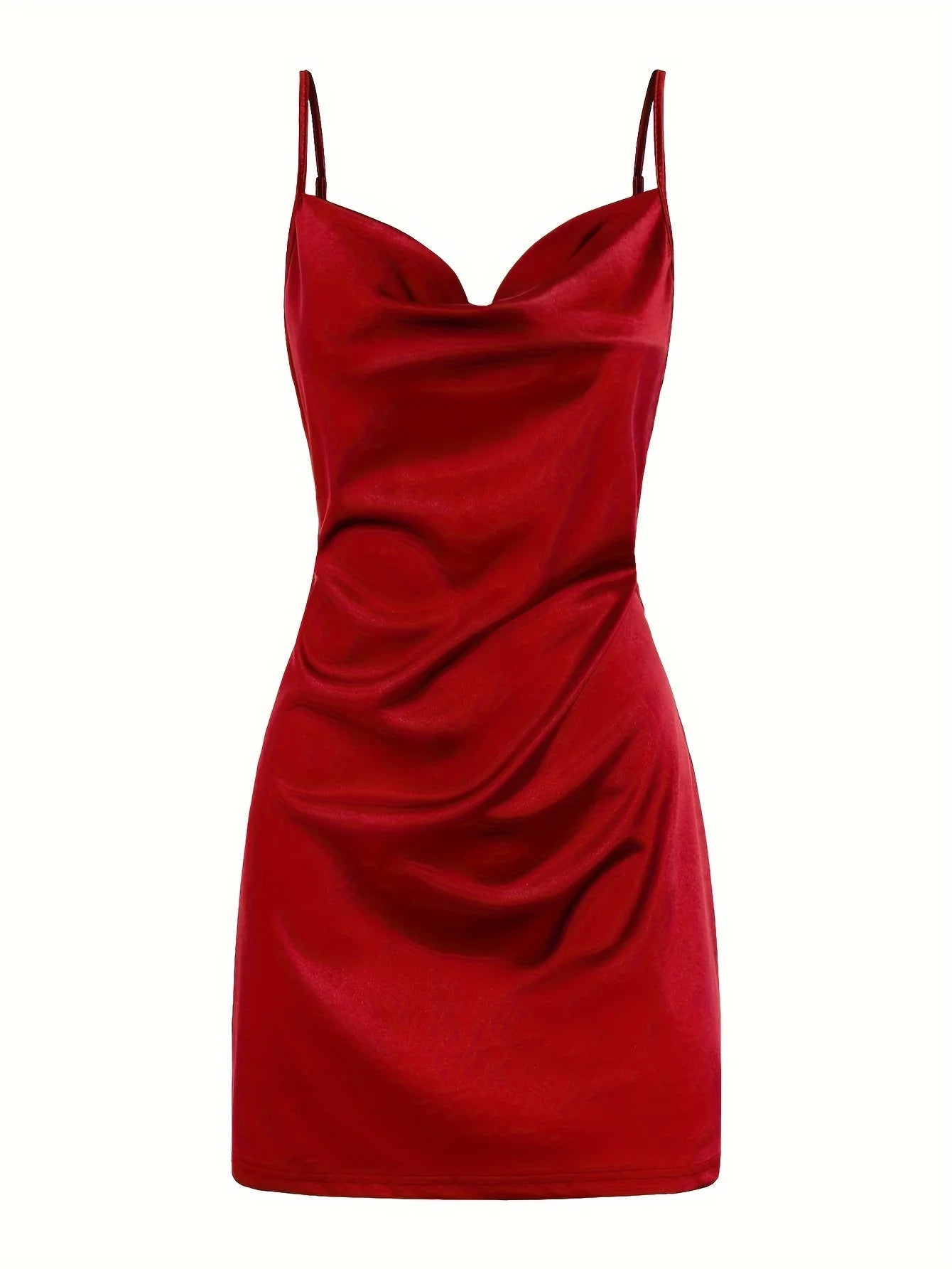 2024 Lady va va voom Satin hip suspender dress women's dress