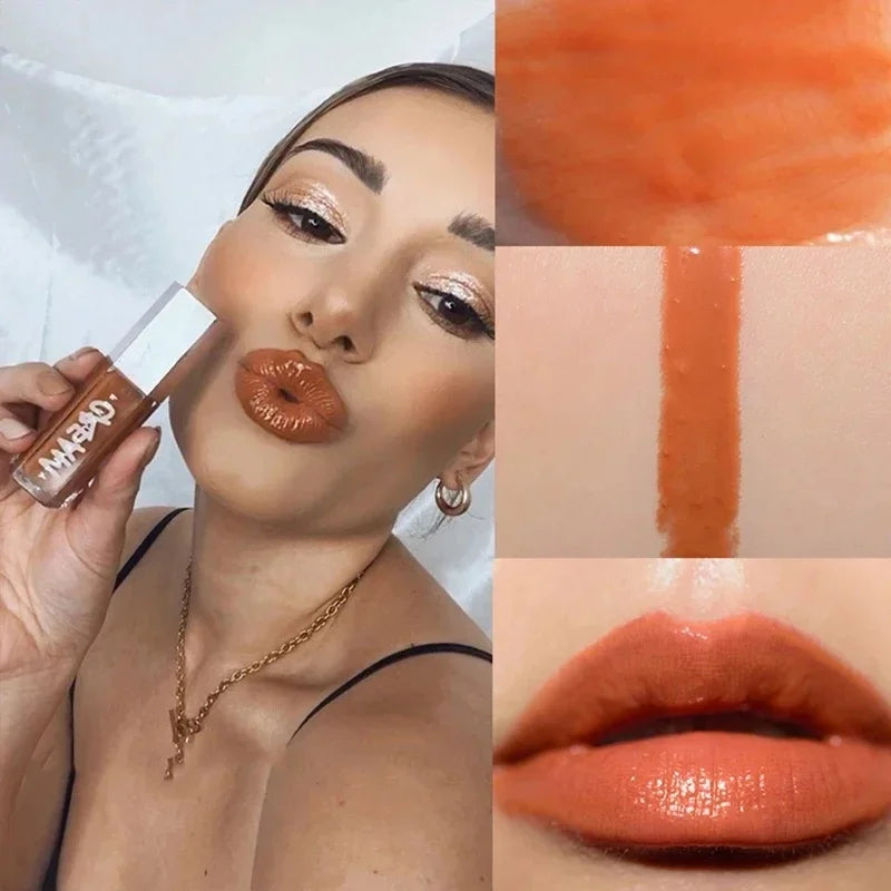Fashionable and Fresh Fenty Beauty Lip Gloss Multi-color Shiny Transparent Liquid Lipstick Beginner Essential Lipstick Cosmetics