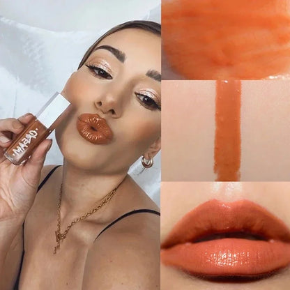 Fashionable and Fresh Fenty Beauty Lip Gloss Multi-color Shiny Transparent Liquid Lipstick Beginner Essential Lipstick Cosmetics
