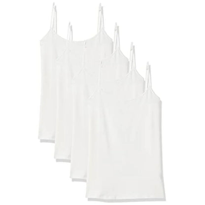 Women's Slim-Fit Camisole for Layering and Everyday Wear, Pack of 4