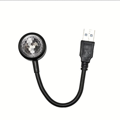 vehicle LED Starry Sky Night Light, USB Powered Galaxy Star Projector, Lamp for Car Roof, Room, Ceiling Decor, Plug and Play